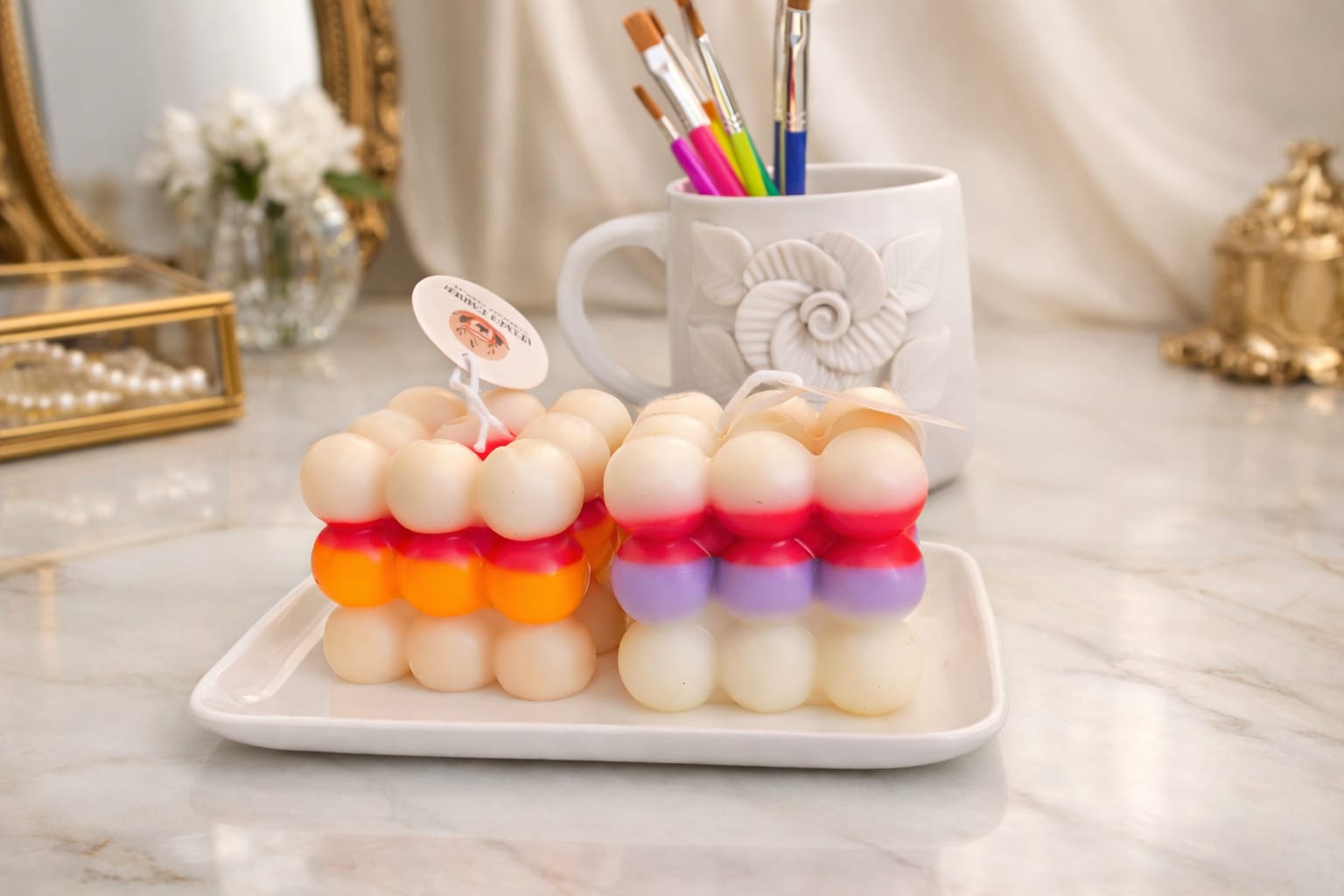 Bubble Candles (set of 2)